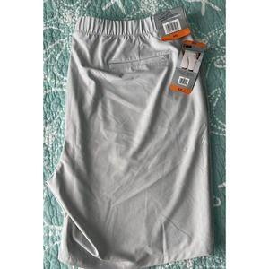 Greg Norman Men's All Day Comfort Waist Drawstring Pull On Short, Gray XXL.  NWT